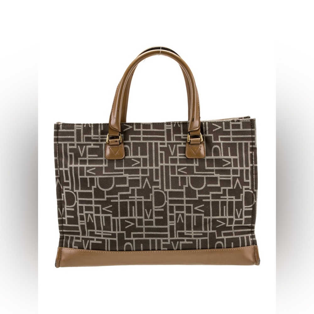 DIANE VON FURSTENBERG Canvas Top Handle Bag - Picture 4 of 9